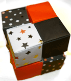 1 origami unit Infinity Cube　お子さまと一緒に作る時を楽しみにしています！